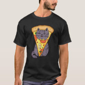 ピザ猫 Tシャツ (正面)