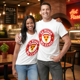 ピザ生地大好き!冗談好きな人のためのペペロニピザスライス Tシャツ