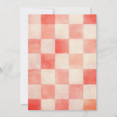 ピザ素朴パーティー結婚のリハーサル 招待状 (裏面)