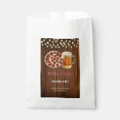 ピザ素朴&ビールベビーシャワー フェイバーバッグ (正面)