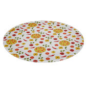 ピザ素材のパターン カッティングボード (角)