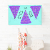 ピザ結婚パーティー 横断幕 (インサイチュ)