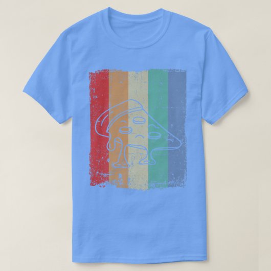 ピザ職人 ピザ ピッツェリア ピザ窯 ストーンオーブン P Tシャツ (デザイン正面)