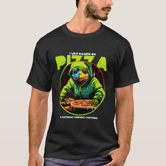 ピザ育ちTシャツ Tシャツ (正面)