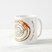 ピザ芸術のマグ コーヒーマグカップ (正面右)