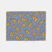 ピザ規則! フリースブランケット (正面(横))