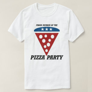ピザ誇りを持ったパーティーのメンバー Tシャツ