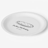 ピザ誕生日パーティー ペーパープレート (アングル)