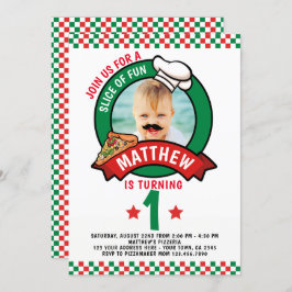 ピザ誕生日パーティー 招待状