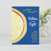 ピザ誕生日パーティー 招待状 (スタンド正面)