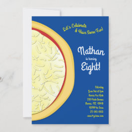 ピザ誕生日パーティー 招待状