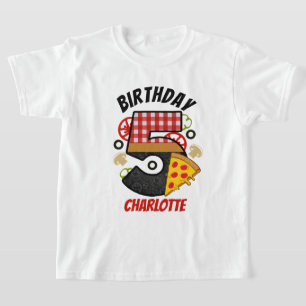 ピザ誕生日5第五誕生日ピザシャツ Tシャツ