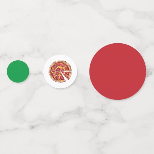 ピザ誕生日 コンフェッティ (裏面)