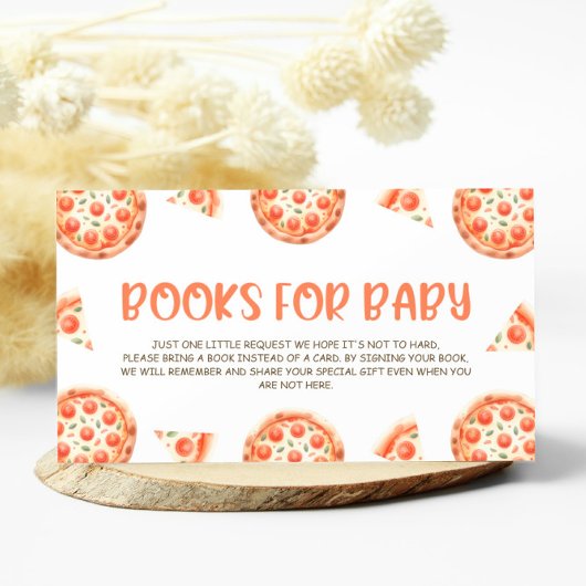 ピザ赤ちゃんシャワーベビー エンクロージャーカード
