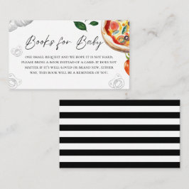 ピザ赤ちゃんシャワー予約リクエスト エンクロージャーカード