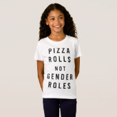 ピザ転ががジェンダーではない役割LGBT-Q同盟プライドEqu Tシャツ (正面フル)