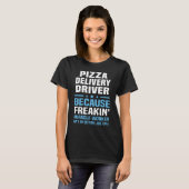 ピザ配達ドライバ Tシャツ (正面フル)