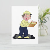 ピザ配達ボーイ 招待状 (スタンド正面)