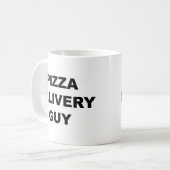 ピザ配達人 コーヒーマグカップ (正面左)