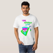ピザ顔のワイシャツ Tシャツ (正面フル)