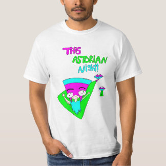 ピザ顔のワイシャツ Tシャツ