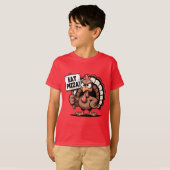 ピザ食べトルコTシャツ Tシャツ (正面フル)