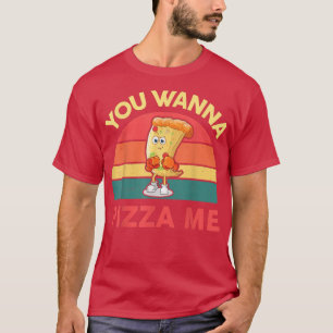 ピザ食べ物の好きおもしろいにイタリアンピザ Tシャツ