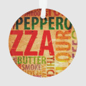 ピザ1オーナメント- SRF オーナメント (裏面)