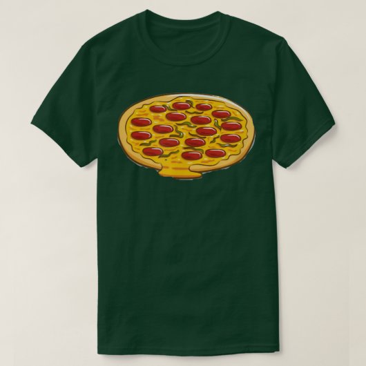 ピザ1186 Tシャツ (デザイン正面)