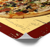 ピザ1 ポスター (角)