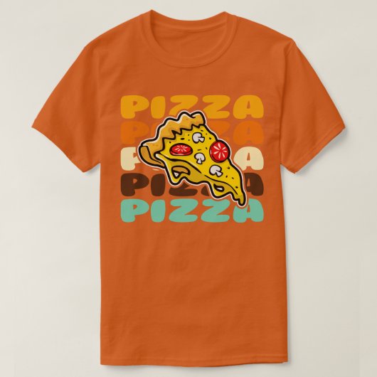 ピザ1 Tシャツ (デザイン正面)