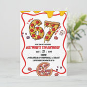 ピザ67 誕生日パーティーの招待状 招待状 (スタンド正面)