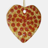 ピザ…おいしいペパローニピザ セラミックオーナメント (右)
