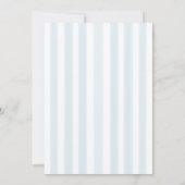 ピザ&おしゃれなスケッチドードルボーイベビーシャワー 招待状 (裏面)