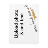 「ピザ」で私を食べた – DIY冷蔵庫用マグネット マグネット (縦)