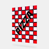 ピザ アクリルサイン (傾斜)