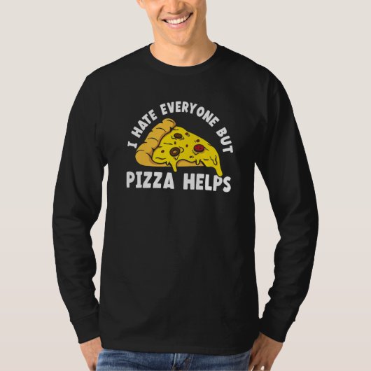 ピザ イタリア料理 6 Tシャツ (正面)