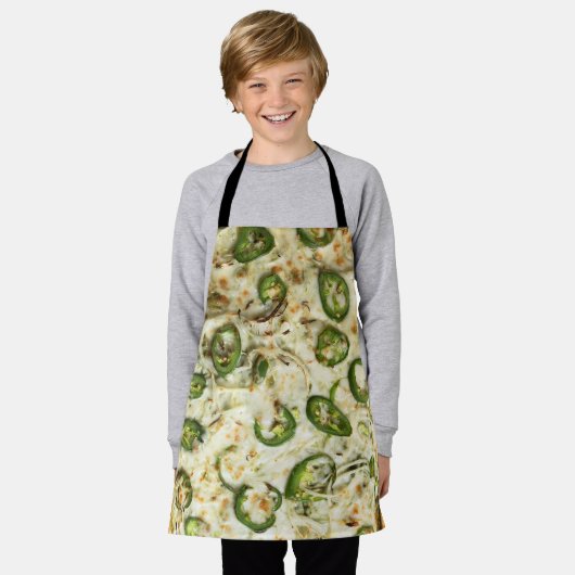 ピザ エプロン (着用した状態)