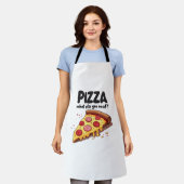 ピザ エプロン (着用した状態)