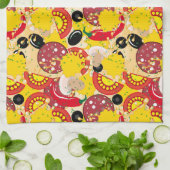 ピザ キッチンタオル (折り畳み)