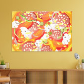 ピザ キャンバスプリント (インサイチュ (リビング))