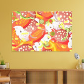 ピザ キャンバスプリント (インサイチュ (リビング))