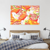 ピザ キャンバスプリント (インサイチュ (寝室))