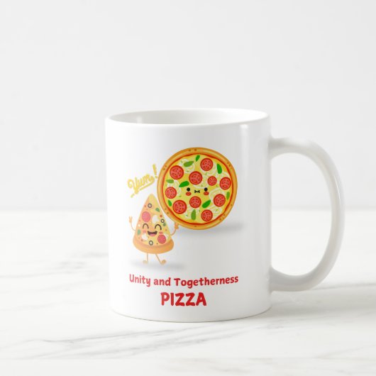 ピザ コーヒーマグカップ (右)
