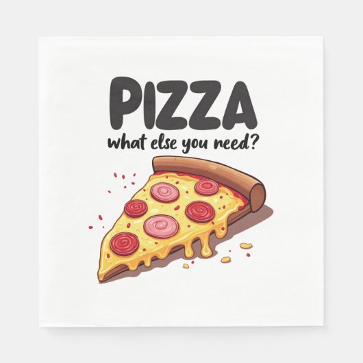 ピザ スタンダードランチョンナプキン (正面)