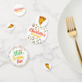 ピザ、スライス誕生日おもしろい、かわいい コンフェッティ (グループ)