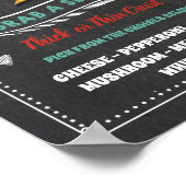 ピザ スライス バー パーティー サイン (角)