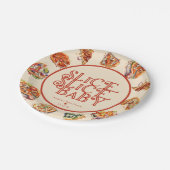 ピザ |スライス ペーパープレート (アングル)