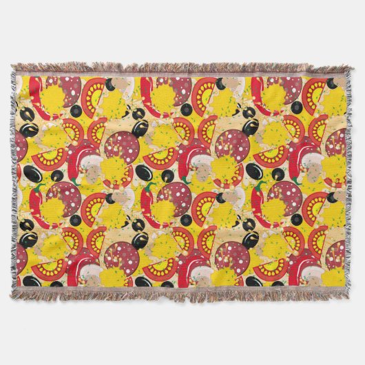 ピザ スローブランケット (正面)