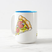 ピザ ツートーンマグカップ (正面左)
